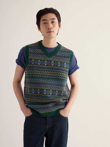 Pull-over 'Walt' Seasalt Cornwall en vert : devant