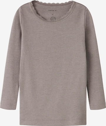 NAME IT Shirt 'NMFKab' in Grey: front