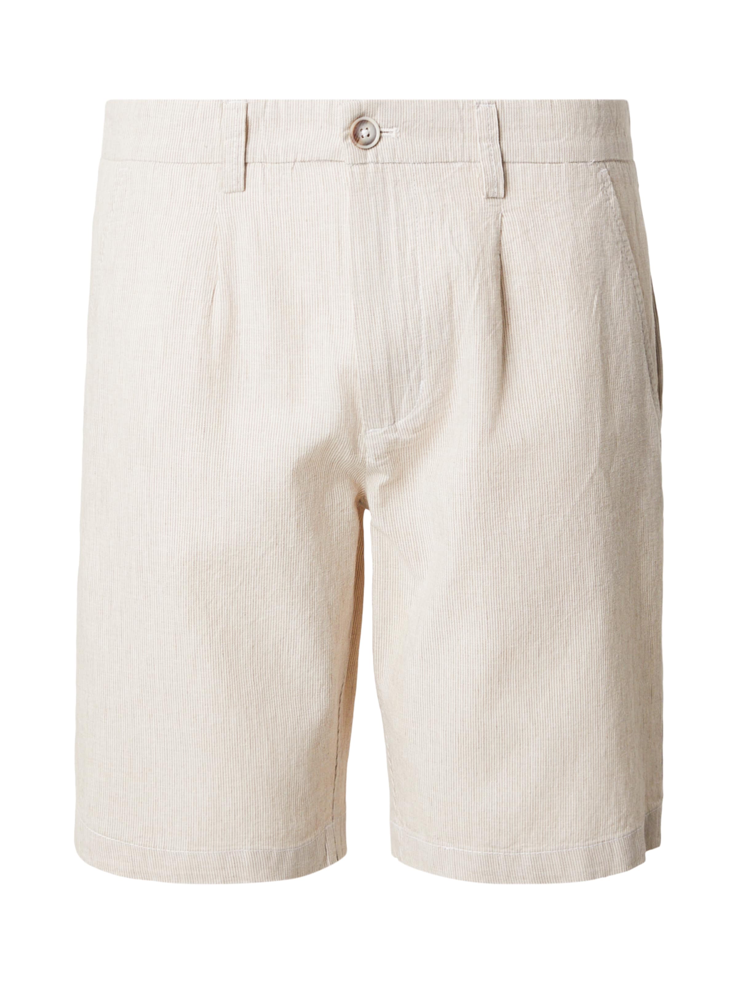 Bruun & Stengade Szabványos Chino nadrág 'Darion' - bézs: elől