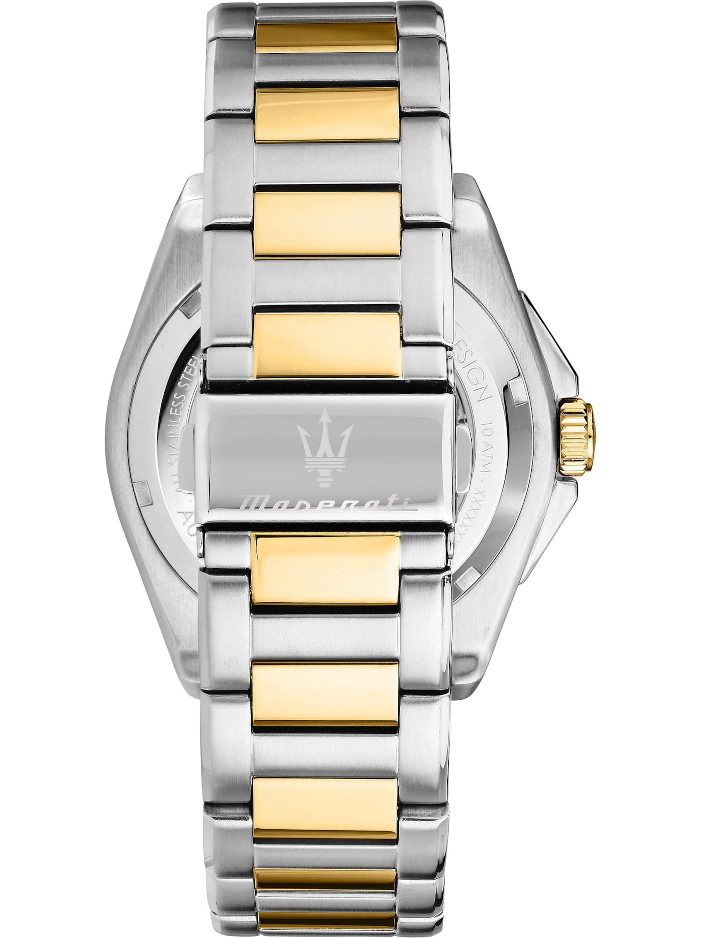 Maserati Analoguhr in Silber