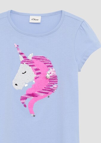 s.Oliver T-shirt i blå