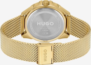 HUGO Red Analog watch in Gold