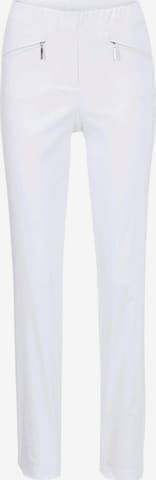 Goldner Slim fit Trousers 'Louisa' in White: front