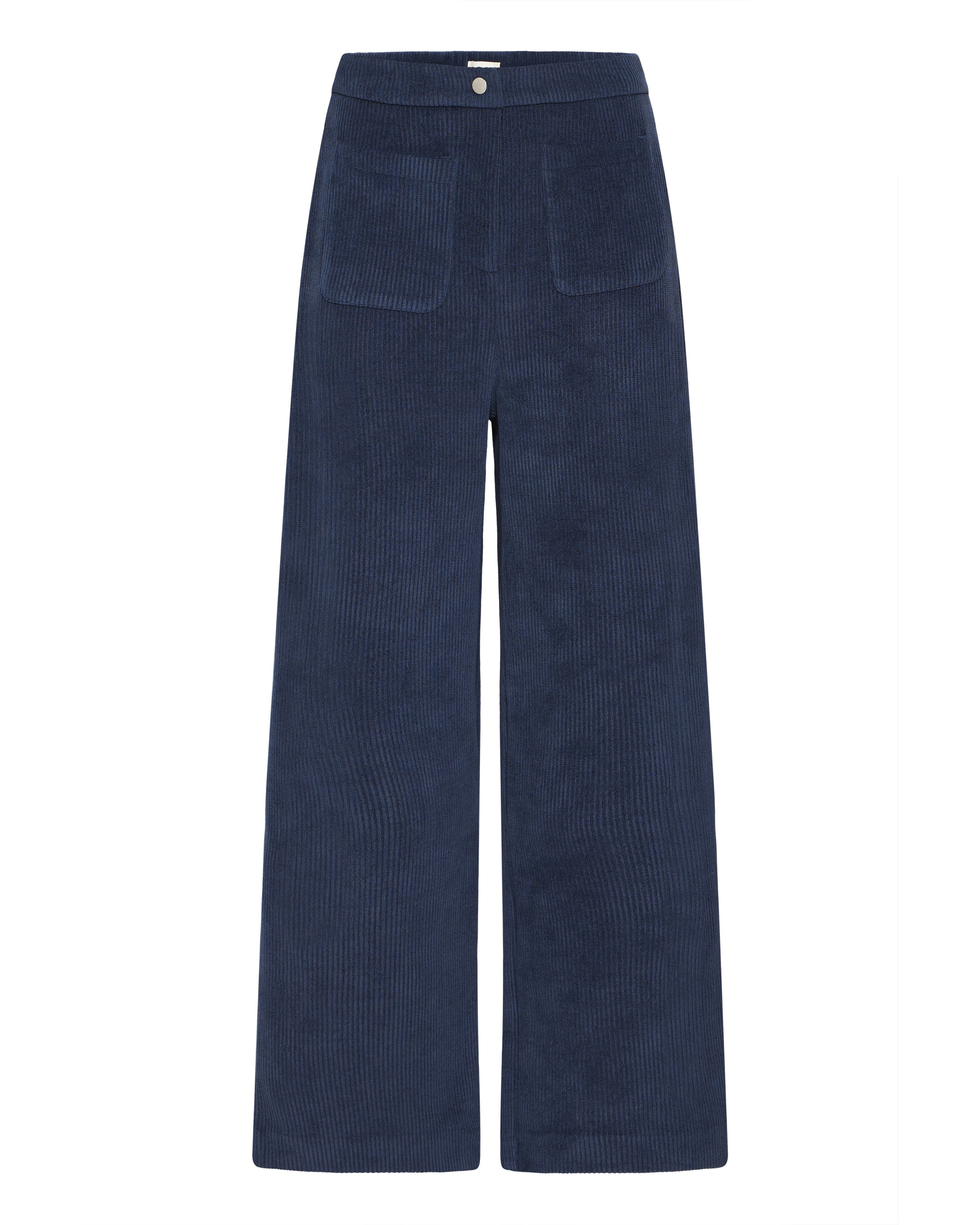 ICHI Trousers 'KATE' in Blue: front