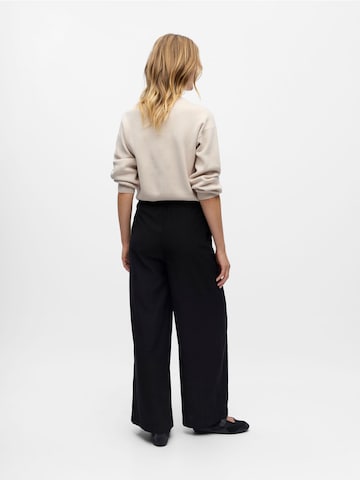 Wide Leg Pantalon à pince 'YUI' OBJECT en noir