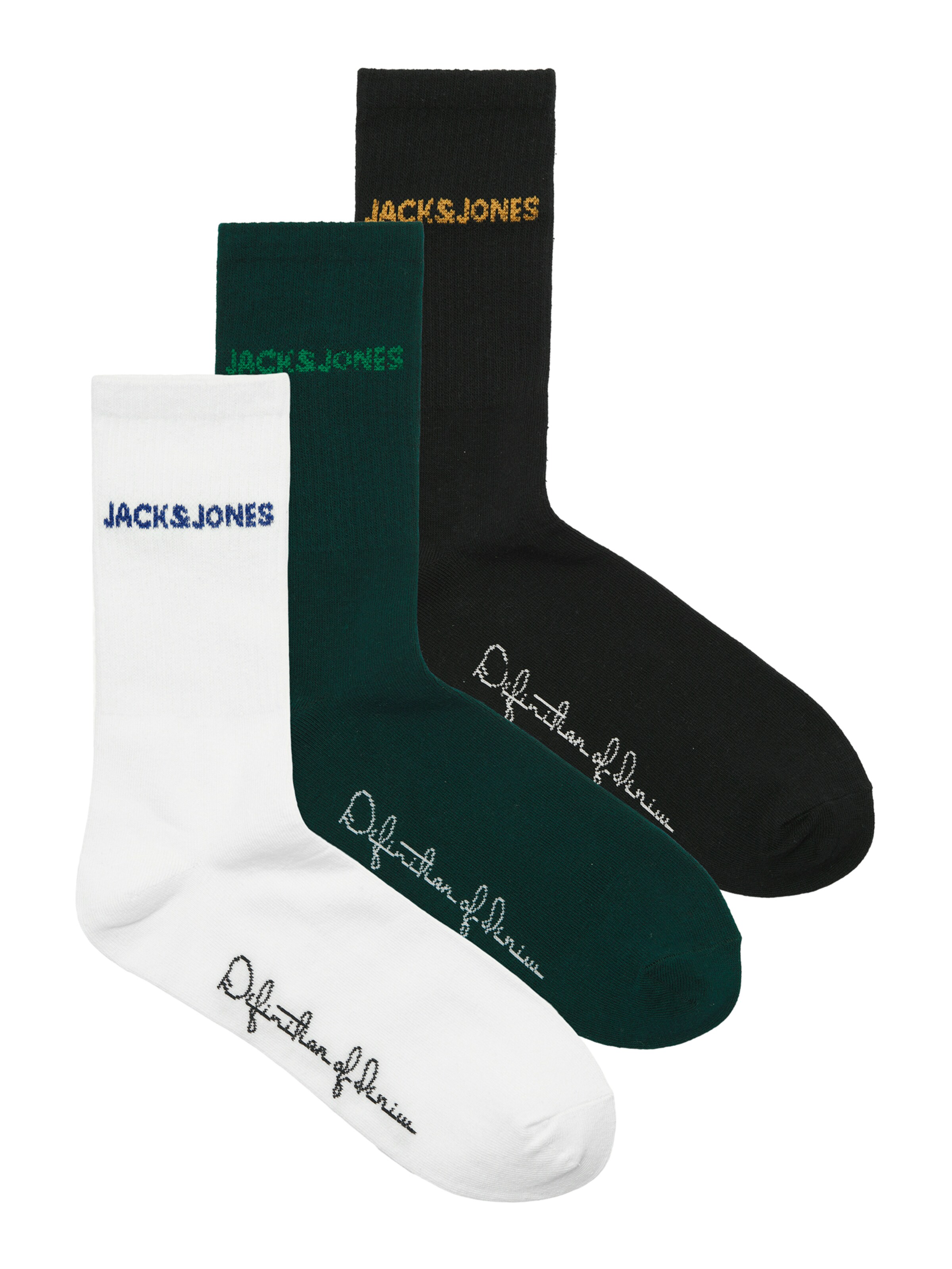zaļš Jack & Jones Junior Zeķes 'JACBRUNO': no priekšpuses