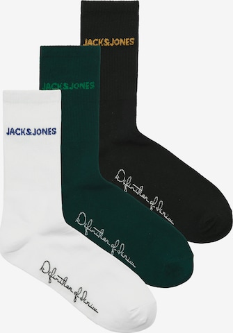 Jack & Jones Junior Ponožky 'JACBRUNO' - Zelená: predná strana