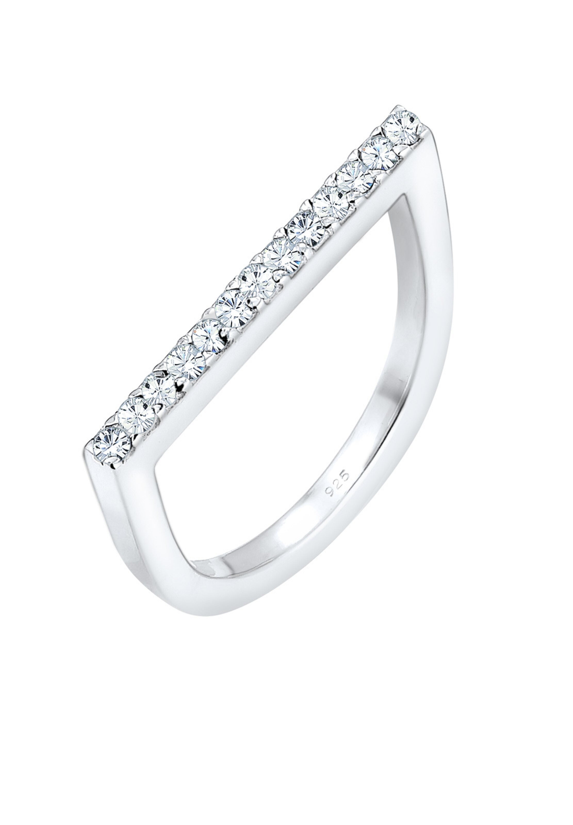 ELLI Ring in Zilver: voorkant