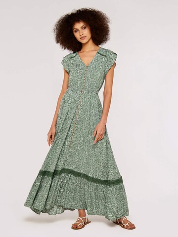 Apricot Summer dress in Green: front
