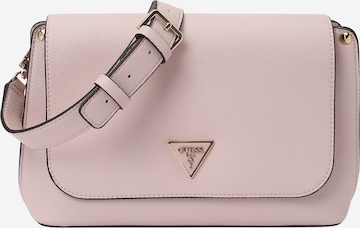 Sac à bandoulière 'Meridian' GUESS en rose : devant