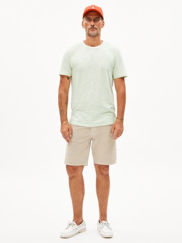 ARMEDANGELS Regular Jeans Shorts AARVO in Beige