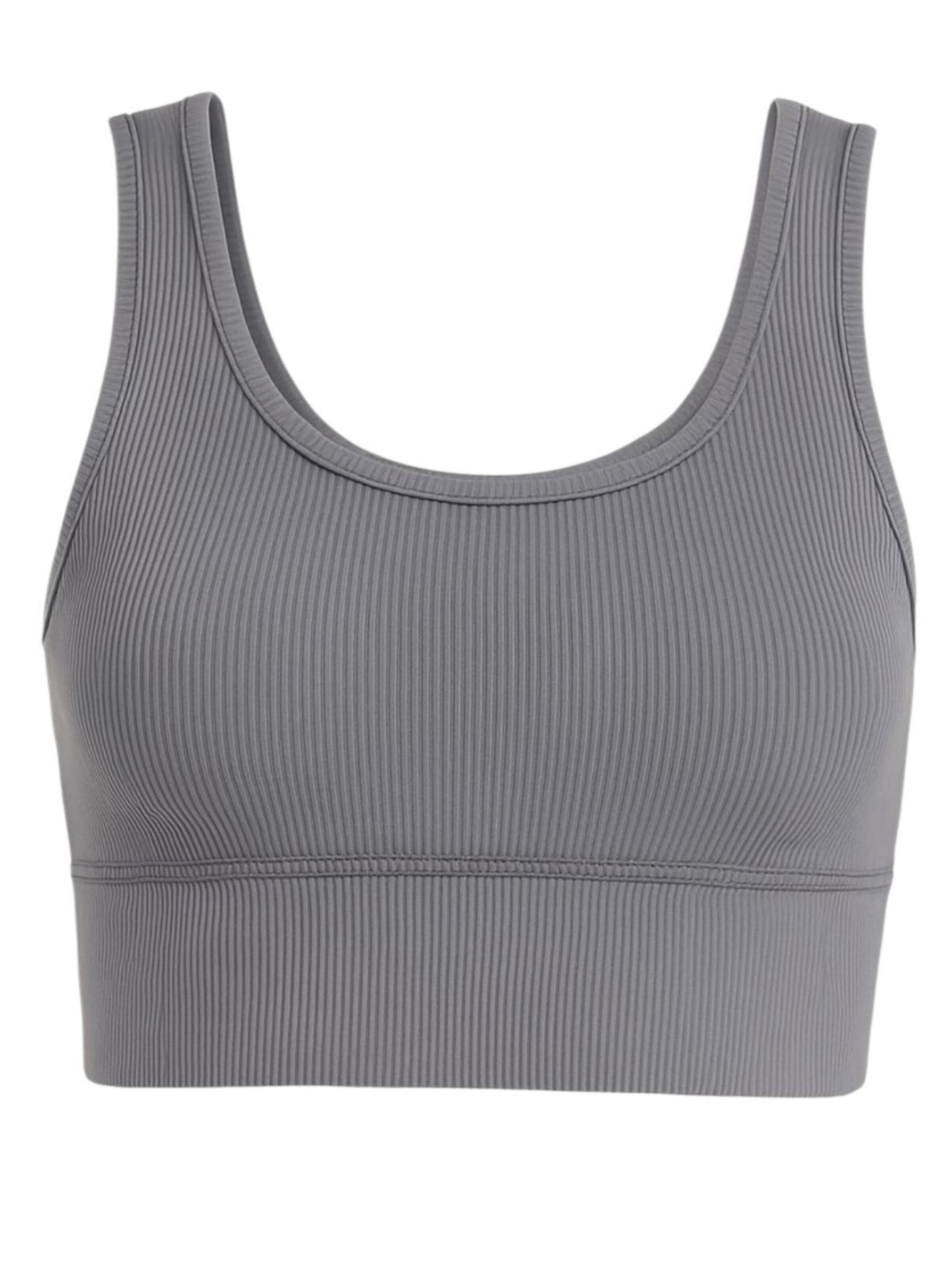 fashionshowcase - Top deportivo 'FlexiFit' en gris: frente