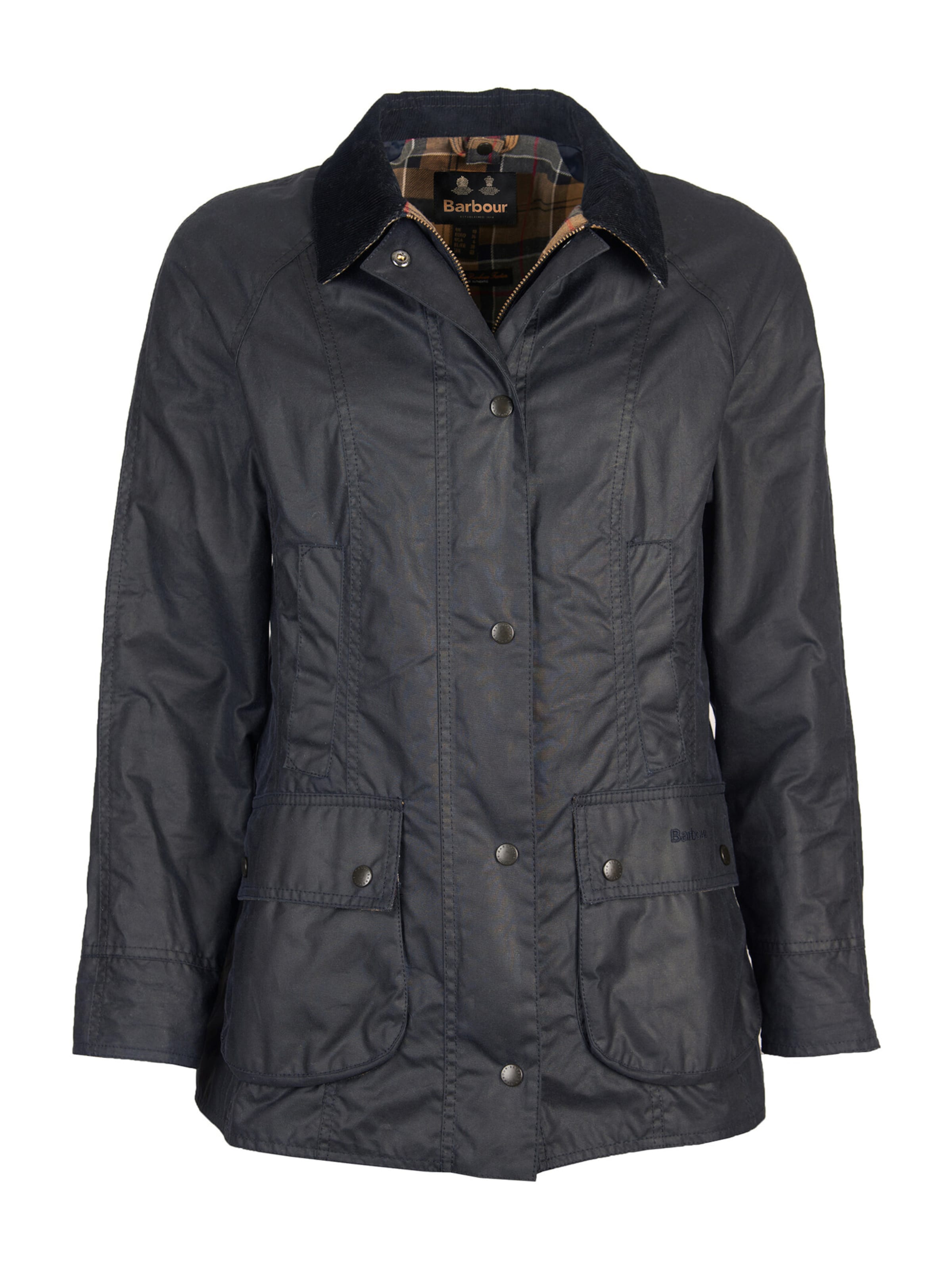 Veste mi-saison 'Beadnell' Barbour en bleu : devant