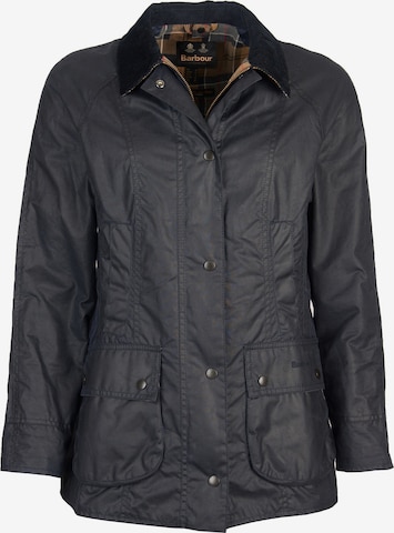 Barbour Tussenjas 'Beadnell' in Blauw: voorkant