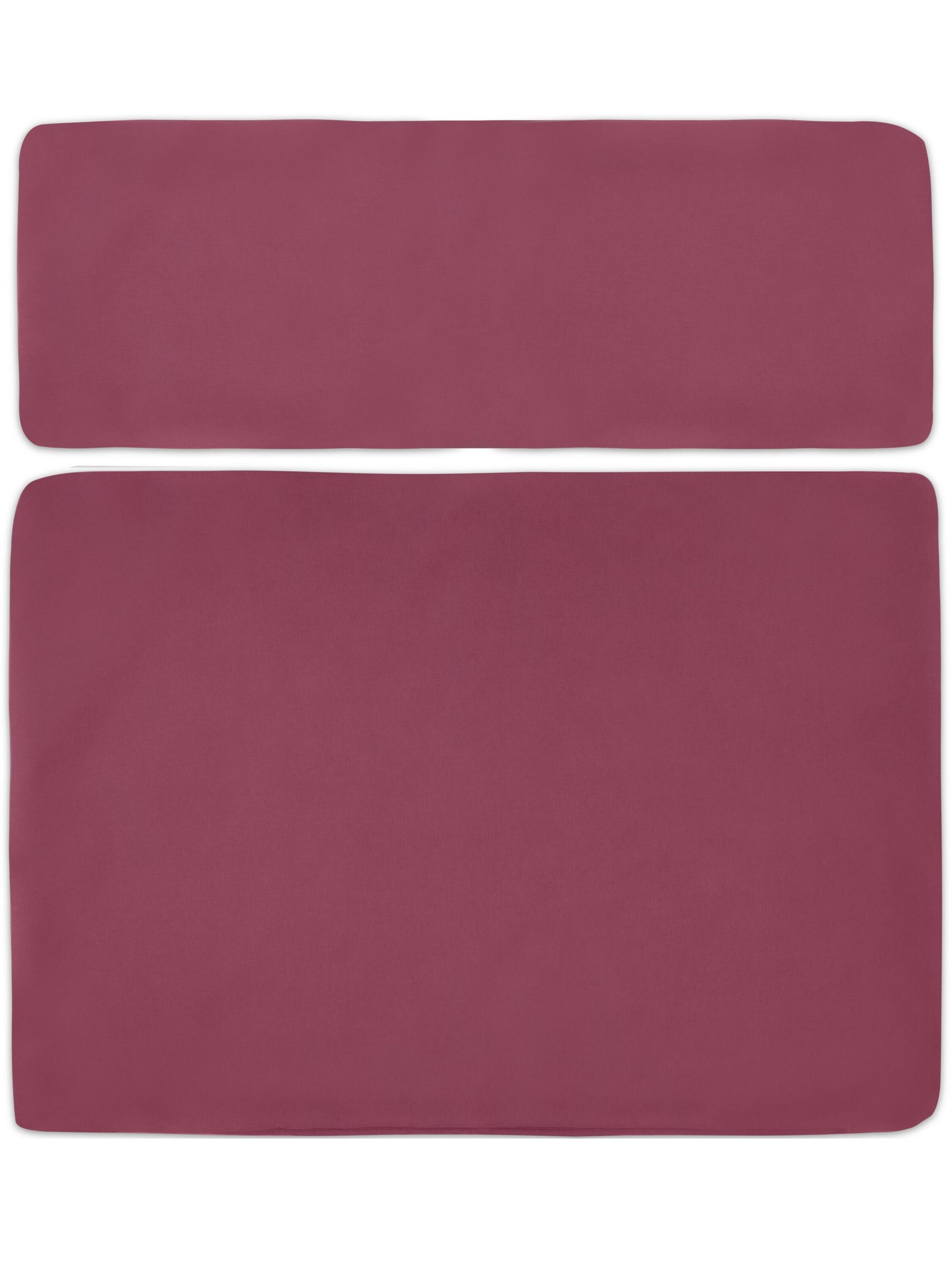 Aspero Zitkussens 'Marsala' in Rood: voorkant