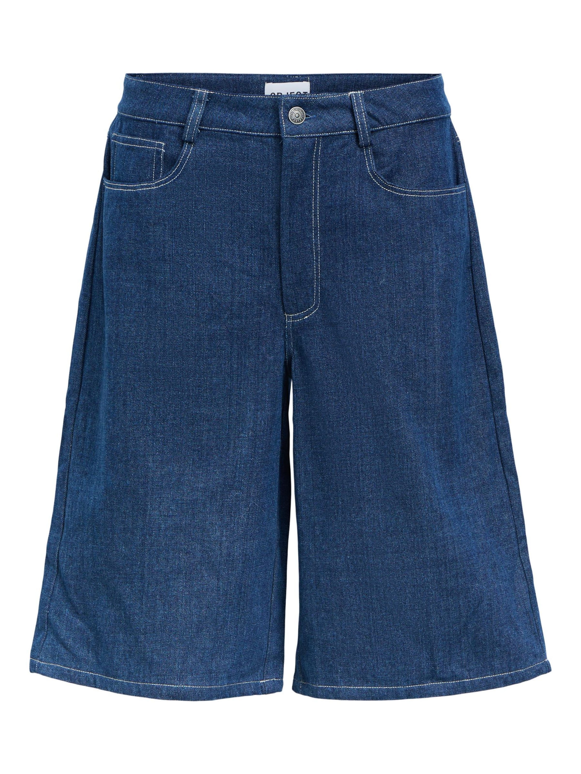 Wide Leg Jean OBJECT en bleu : devant