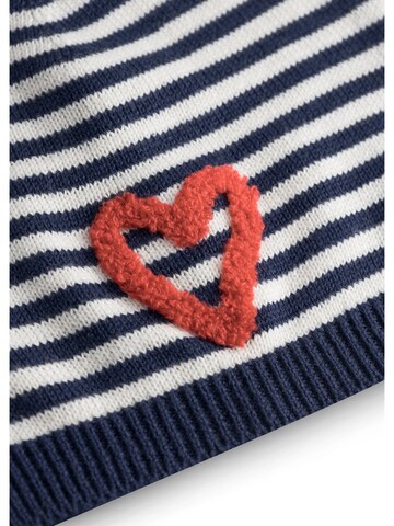 CODELLO Mütze Beanie mit Herz Stickerei in Blau