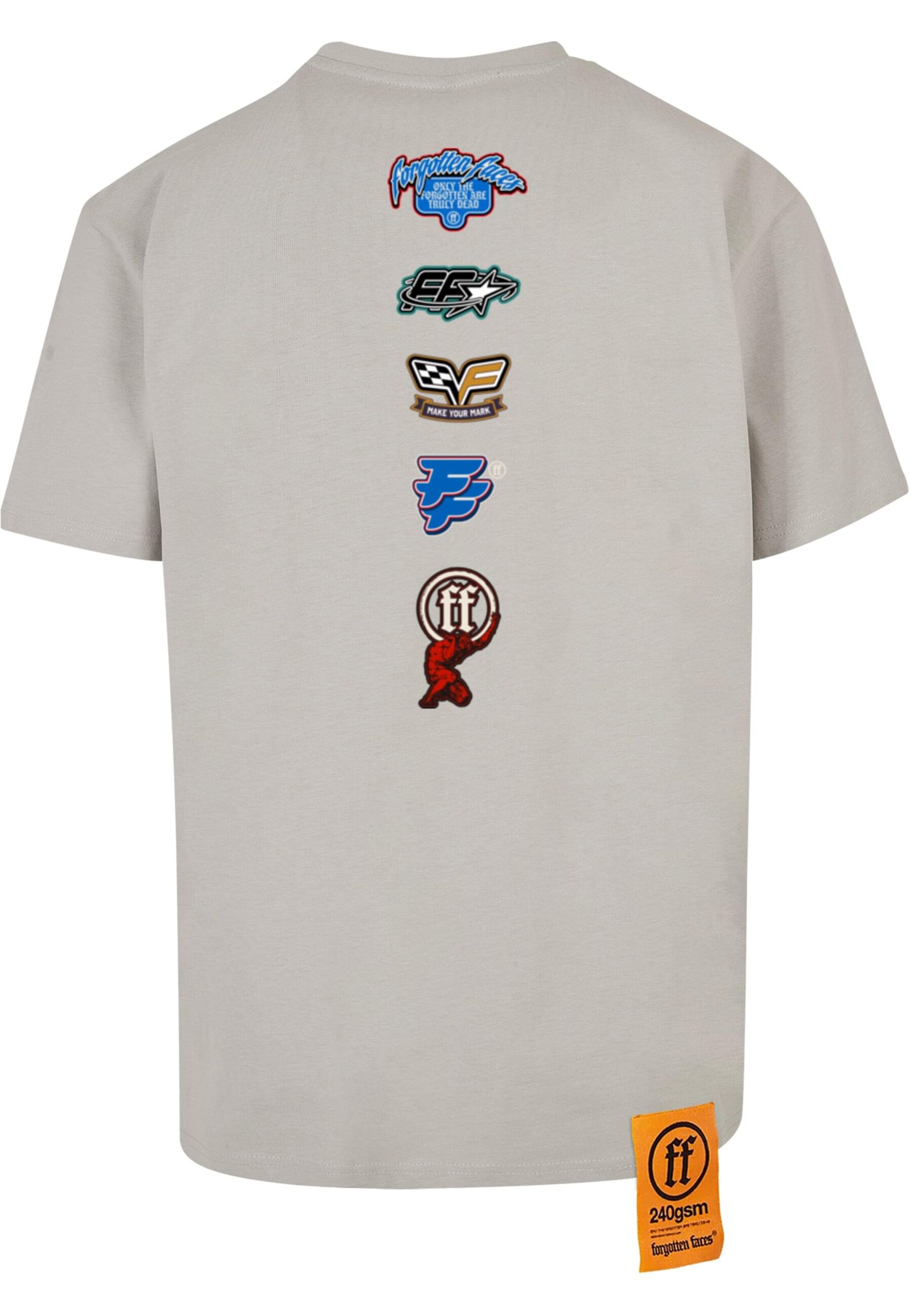 pelēks Forgotten Faces T-Krekls 'Courage Defines'