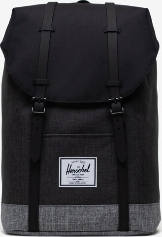 Herschel Rygsæk 'Retreat' i sort: forside