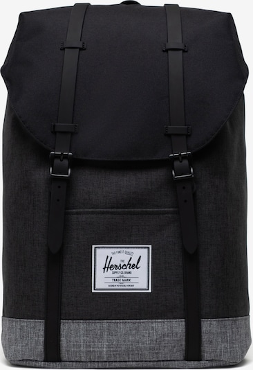 Herschel Reppu 'Retreat' värissä meleerattu harmaa / musta, Tuotenäkymä