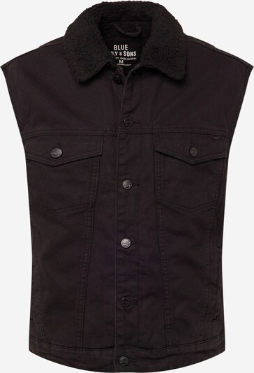 Only & Sons Chaleco 'RICK' en negro, Vista del producto