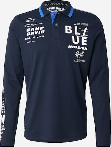 CAMP DAVID Paita värissä sininen: etupuoli