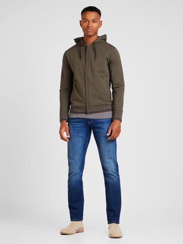 ARMANI EXCHANGE - Sudadera con cremallera en verde