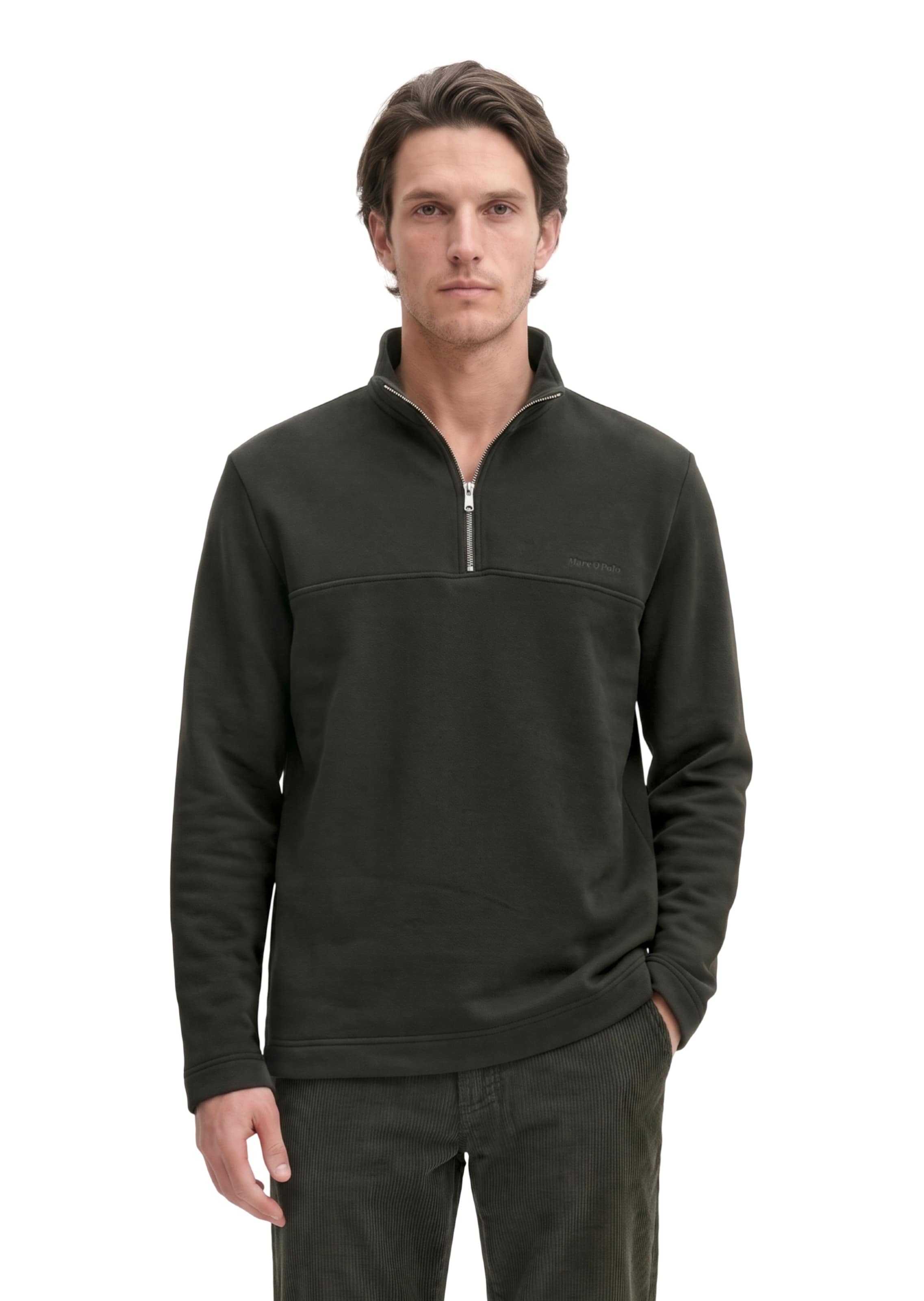 Marc O'Polo Sweatshirt in Schwarz: Vorderseite