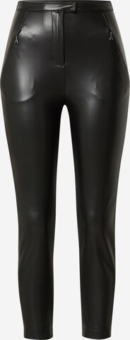 Skinny Pantaloni de la PATRIZIA PEPE pe negru: față