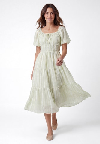 Usha - Vestido em verde