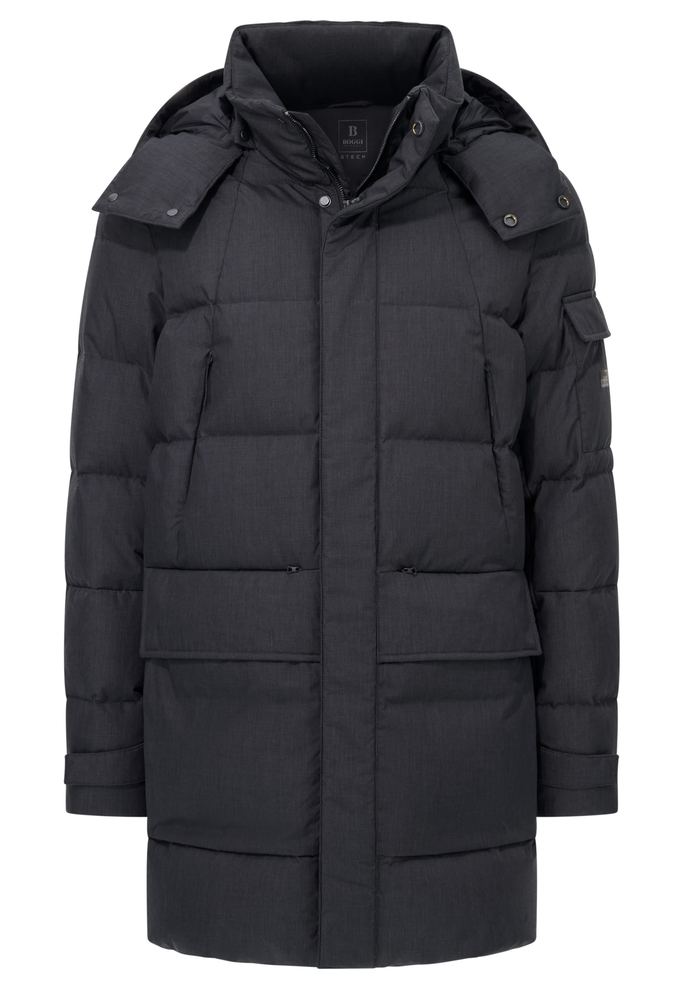 Boggi Milano Talveparka 'B Tech', värv hall: eest vaates