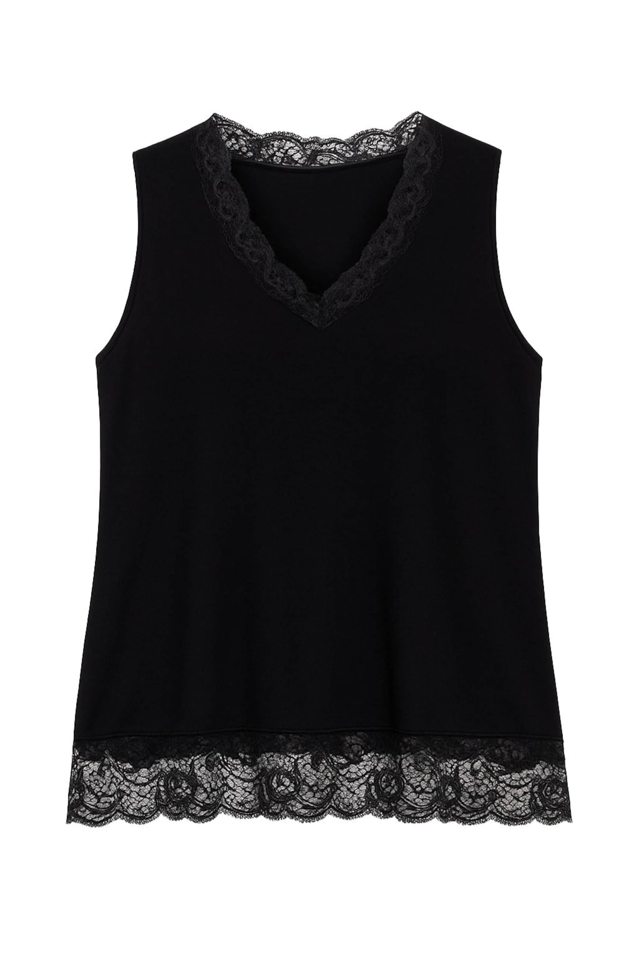 Shape Of You Top in Black: front