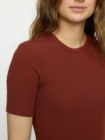 Soft Rebels Shirt 'Fenja' in Braun
