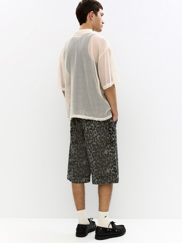 Pull&Bear Loosefit Broek in Blauw