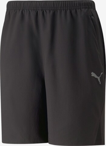 PUMA Regular Sportshorts 'Ultraweave' in Schwarz: predná strana