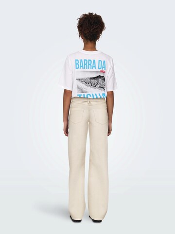ONLY Wide leg Jeans 'ONLJUDY' in Beige