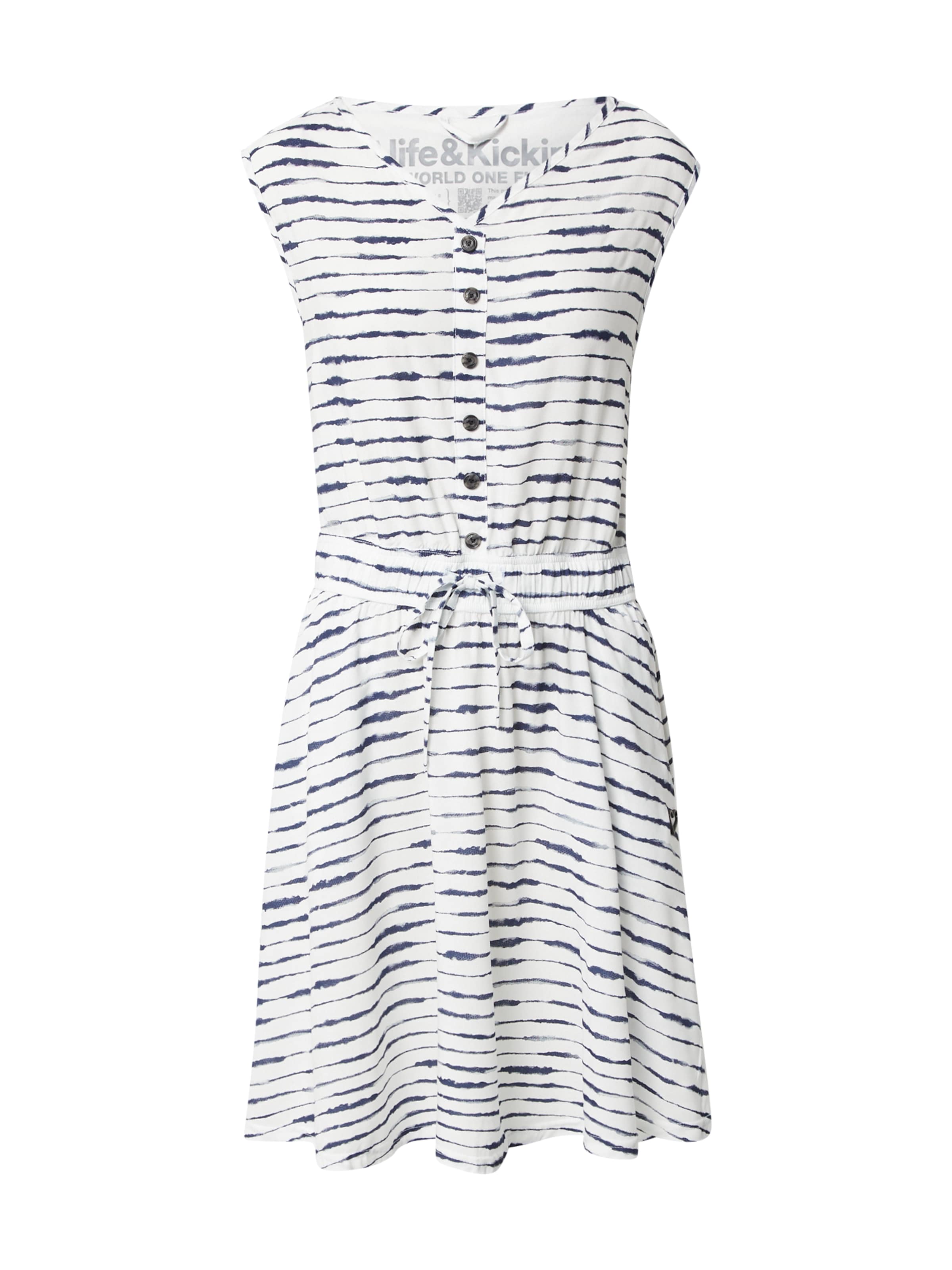 alife & kickin Kleid 'ScarlettAK' in nachtblau / weiß, Produktansicht