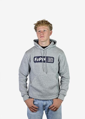 FuPer Sweatshirt 'Chris' in Grey: front