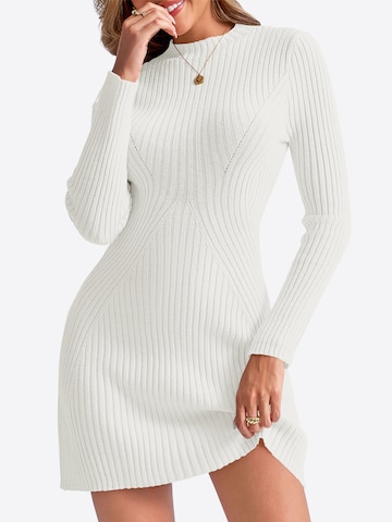 Imily Bela - Vestido de punto en blanco