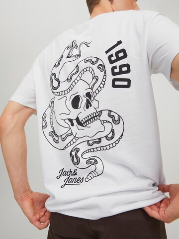 JACK & JONES Tričko 'Ink' – bílá