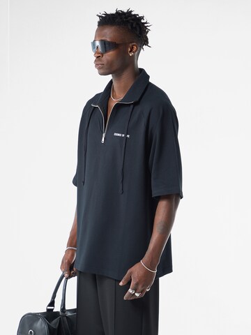 VAMOS CLO Shirt 'Christmas Rose' in Black
