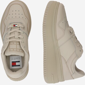 Tommy Jeans Sneakers laag 'Retro Basket' in Beige