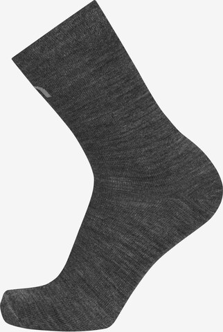 Chaussettes montantes normani en gris