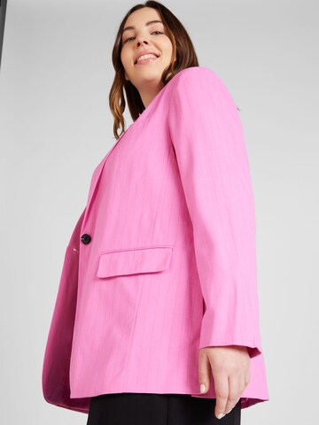 Blazer 'DAMIE' ONLY Carmakoma en rose