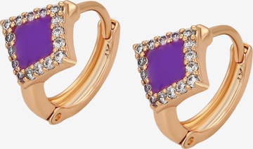 faina - Pendientes en oro: frente