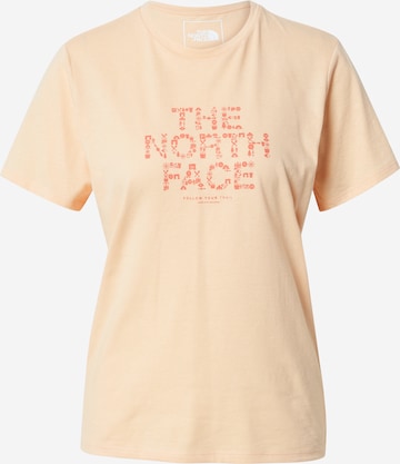 THE NORTH FACE - Camisa funcionais em laranja: frente