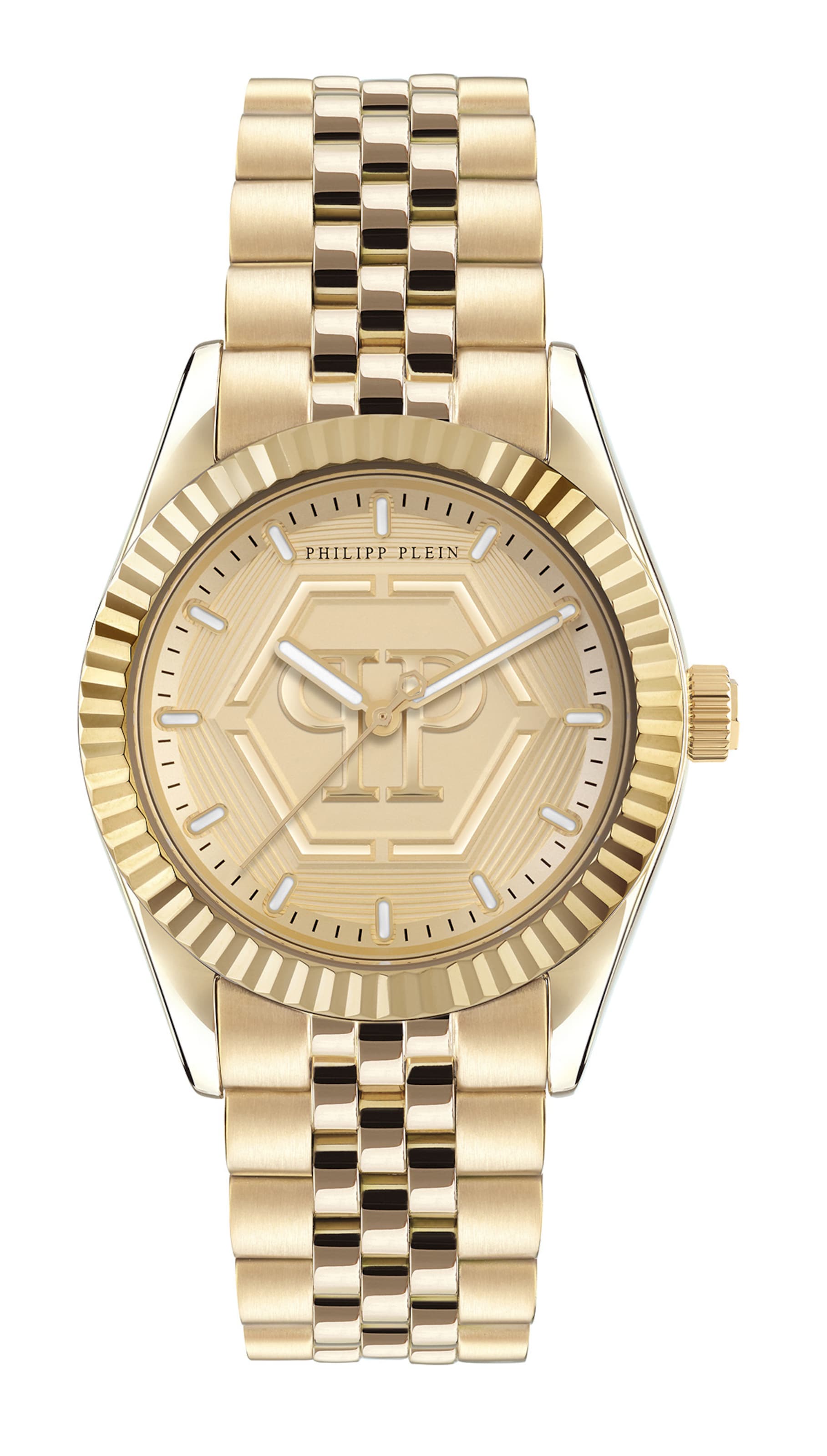 Philipp Plein Analog Watch in Gold: front