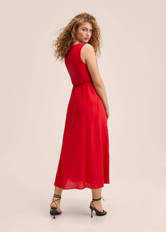 MANGO Kleid 'silve' in Rot