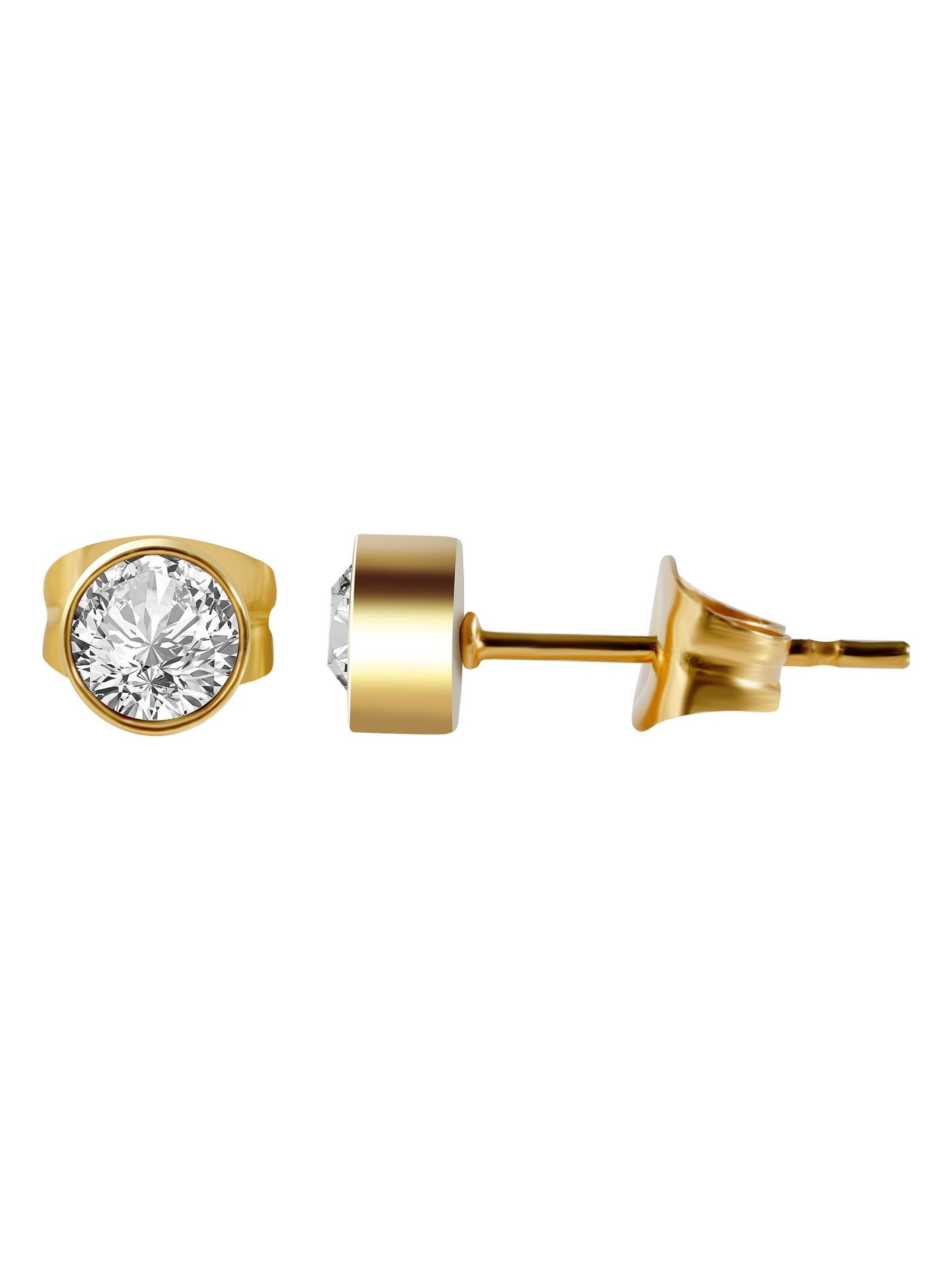 Akzent Ohrringe 'Beldana, langlebig' in Gold
