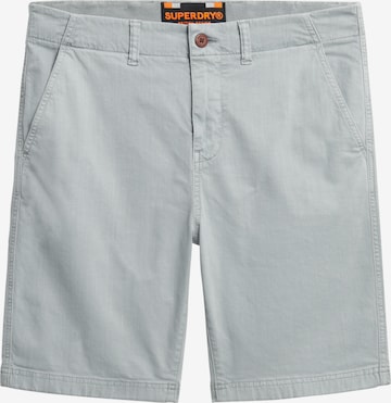 Superdry Chino 'Offier' in Grijs: voorkant